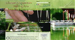 Desktop Screenshot of liferootacupuncture.com