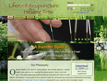 Tablet Screenshot of liferootacupuncture.com